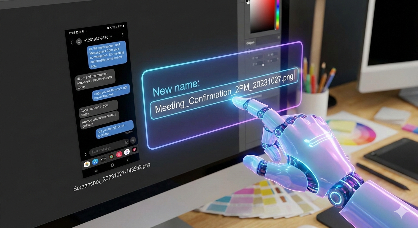 Taming Screenshot Chaos: How Local AI Renames Your Images Based on the Text Inside Them