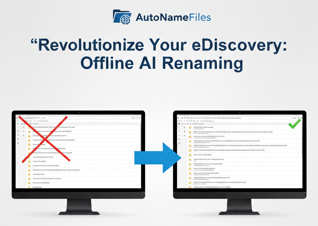 Revolutionize Your eDiscovery: Offline AI Renaming with AutoNameFiles